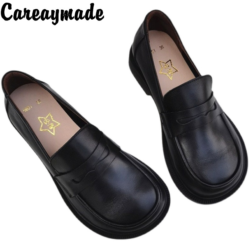 Men Shoes Size To Women - Careaymade-gündelik kadın ayakkabısı Oxford ayakkabı üzerinde