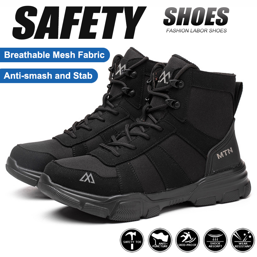 Work Boot Steel Toe - Çelik burunlu iş botları yıkılmaz güvenlik