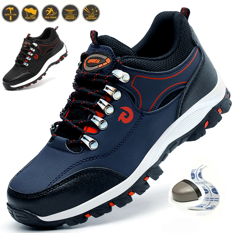 Work Boot Steel Toe - Çelik burunlu güvenlik ayakkabıları erkekler kadınlar