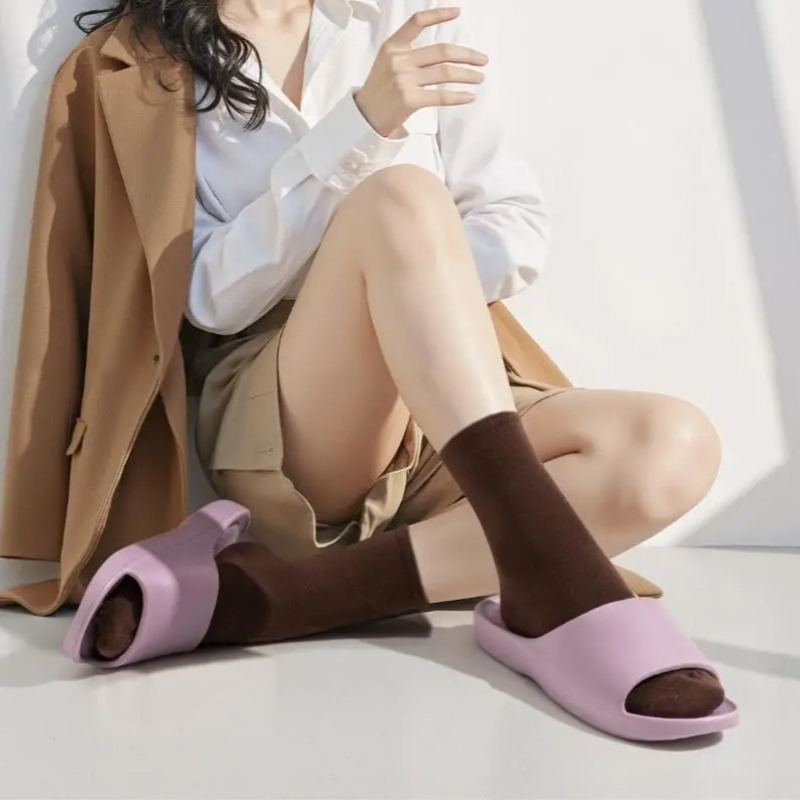 Men Shoes Size To Women - Çift EVA Platform Terlikleri Yumuşak Nefes