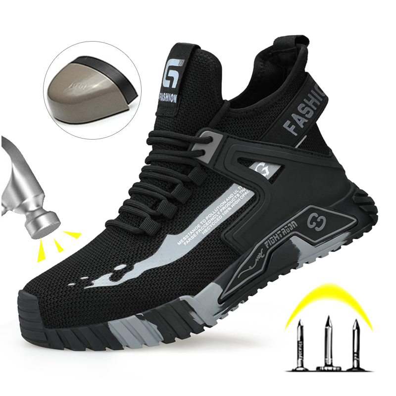 Work Boot Steel Toe - Anti-Smash Delinmez İş Ayakkabıları Yıkılmaz Madencilik