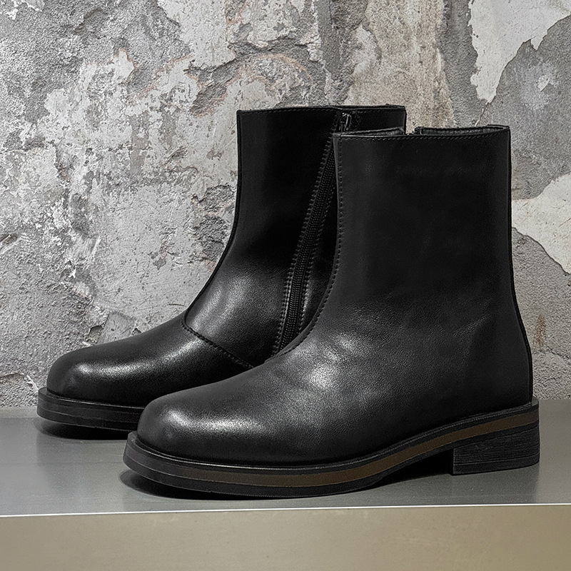 Men Shoes Elegant - Vintage Erkek Botları Lüks El Yapımı