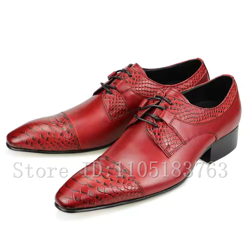 Erkek Kırmızı Hakiki Deri Oxfo - Men Shoes Elegant incelemesi ve fiyatı