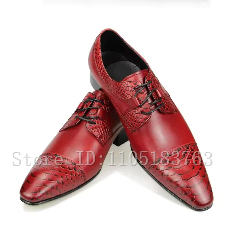 Erkek Kırmızı Hakiki Deri Oxfo - Men Shoes Elegant incelemesi ve fiyatı