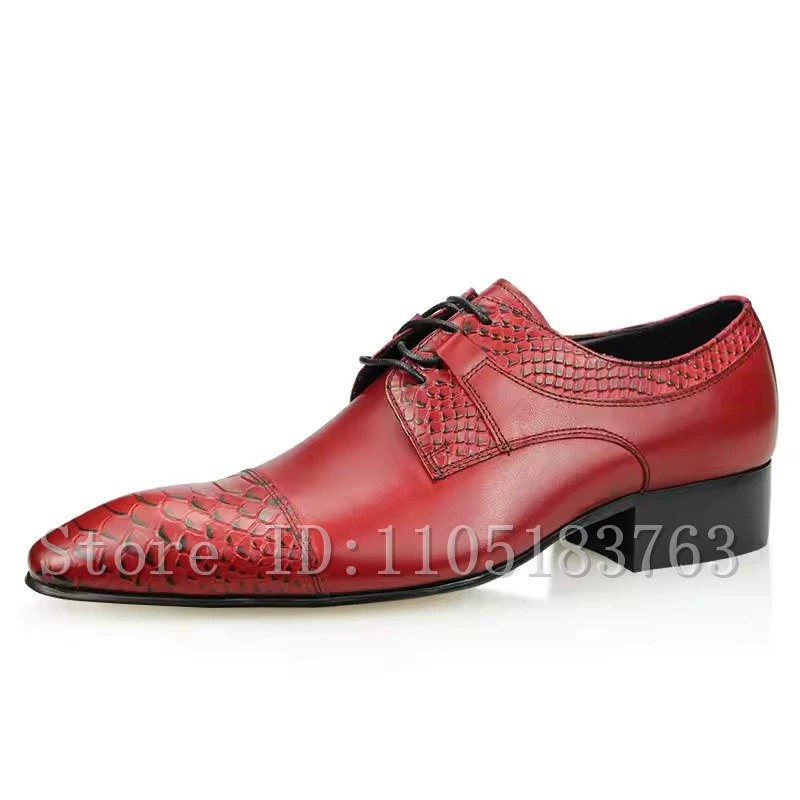 Erkek Kırmızı Hakiki Deri Oxfo - Men Shoes Elegant incelemesi ve fiyatı