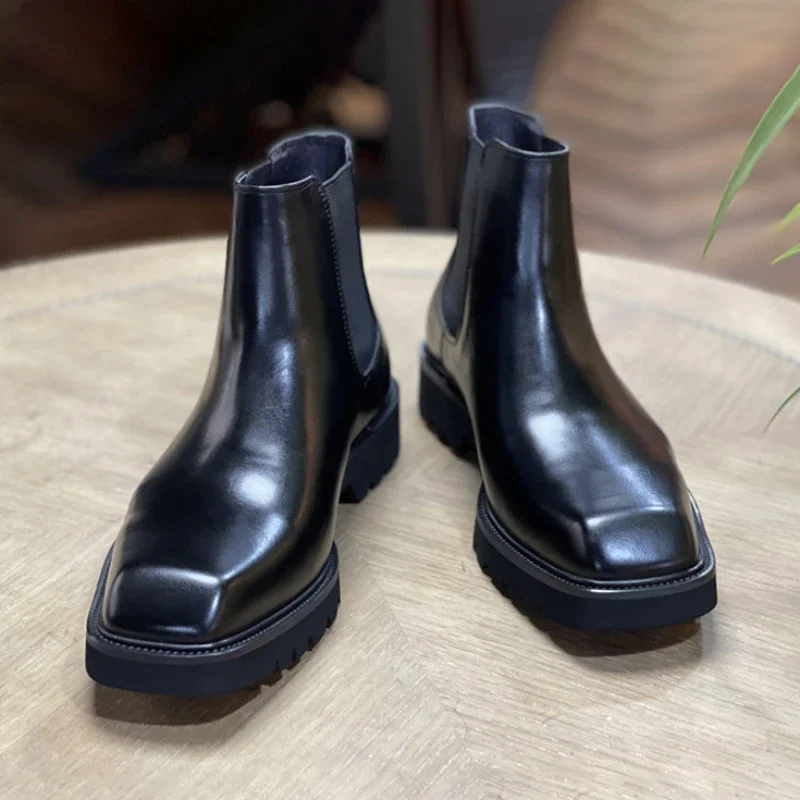 Zarif Erkek Hakiki Deri Botlar - Men Shoes Elegant incelemesi ve fiyatı
