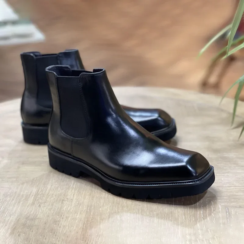 Zarif Erkek Hakiki Deri Botlar - Men Shoes Elegant incelemesi ve fiyatı