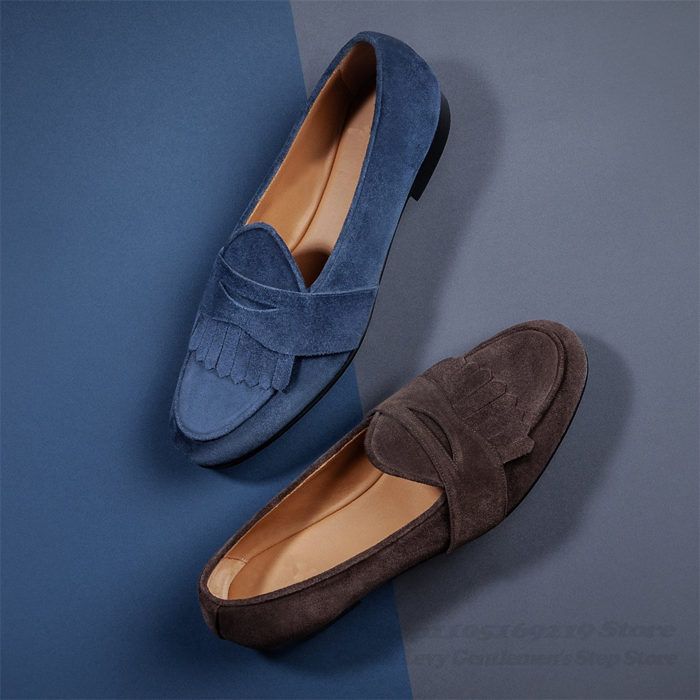 Lacivert Süet Loafer'lar Erkek - Men Shoes Elegant incelemesi ve fiyatı